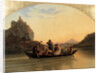 Crossing at Schreckenstein, 1837 by Adrian Ludwig Richter