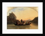 Crossing at Schreckenstein, 1837 by Adrian Ludwig Richter