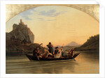 Crossing at Schreckenstein, 1837 by Adrian Ludwig Richter