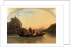 Crossing at Schreckenstein, 1837 by Adrian Ludwig Richter