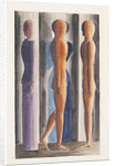 Formation. Tri-partition, 1926 by Oskar Schlemmer