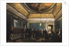 Changing of the Preobrazhensky Regiment Guards in the Gatchina Palace at the time of Paul I, 1845 by Gustav Schwarz