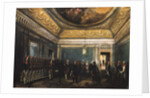 Changing of the Preobrazhensky Regiment Guards in the Gatchina Palace at the time of Paul I, 1845 by Gustav Schwarz