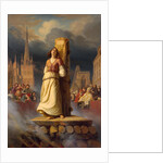 Joan of Arcs Death at the Stake, 1843 by Hermann Stilke