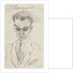 Portrait of Walter Hasenclever, Early 1930s by Franz Werfel