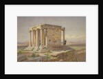 The Temple of Athena Nike. View from the North-East, 1877 by Carl Friedrich Heinrich Werner