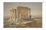 The Temple of Athena Nike. View from the North-East, 1877 by Carl Friedrich Heinrich Werner