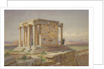 The Temple of Athena Nike. View from the North-East, 1877 by Carl Friedrich Heinrich Werner