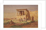 The Erechtheion. The Porch of the Caryatids, 1877 by Carl Friedrich Heinrich Werner