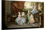 The children of Ferdinand of Parma (Louis, Carolina, Maria Antonia and Carlotta), 1778 by Johann Zoffani