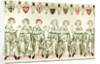 Seven Prince Electors voting for Henry VII, Holy Roman Emperor (Copy of a miniature from the Balduineum), 1341 by Anonymous