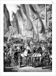 Entry of Archduke John of Austria in Frankfurt on 11 July 1848, 1848 by Anonymous