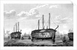The Danish prison-ships Dronning Maria and Waldemar at Copenhagen, 1848-1849 by Anonymous