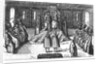 Audience with Ivan V, Peter I and Sophia Alekseyevna (from Georg Adam Schleissing Derer beyden Czaaren in Reussland...), 1693 by Anonymous