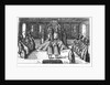 Audience with Ivan V, Peter I and Sophia Alekseyevna (from Georg Adam Schleissing Derer beyden Czaaren in Reussland...), 1693 by Anonymous
