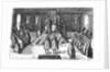 Audience with Ivan V, Peter I and Sophia Alekseyevna (from Georg Adam Schleissing Derer beyden Czaaren in Reussland...), 1693 by Anonymous