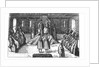Audience with Ivan V, Peter I and Sophia Alekseyevna (from Georg Adam Schleissing Derer beyden Czaaren in Reussland...), 1693 by Anonymous
