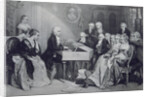 House Concert at the Mozart family in Vienna, 19th century by Anonymous