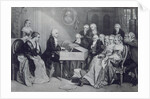 House Concert at the Mozart family in Vienna, 19th century by Anonymous