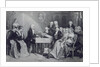 House Concert at the Mozart family in Vienna, 19th century by Anonymous