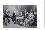 House Concert at the Mozart family in Vienna, 19th century by Anonymous