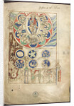 Miniature Initium creaturae dei from Liber Scivias by Hildegard of Bingen, ca 1220 by Anonymous