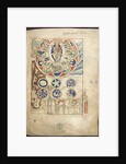 Miniature Initium creaturae dei from Liber Scivias by Hildegard of Bingen, ca 1220 by Anonymous