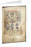 Miniature Initium creaturae dei from Liber Scivias by Hildegard of Bingen, ca 1220 by Anonymous