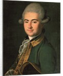 Portrait of the playwright Alexander Andreyevich Volkov, 1768 by Carl Ludwig Johann Christineck
