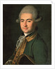 Portrait of the playwright Alexander Andreyevich Volkov, 1768 by Carl Ludwig Johann Christineck