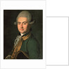 Portrait of the playwright Alexander Andreyevich Volkov, 1768 by Carl Ludwig Johann Christineck