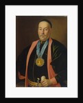 Portrait of Stepan Danilovich Yefremov, Ataman of the Don Cossack Host, 1765 by Carl Ludwig Johann Christineck