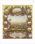 Capture of the French fortress of Menin by the Allied Troops in 1706, Early 18th cen by Johann August Corvinus