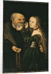 The Unequal Couple, ca 1530 by Lucas Cranach the Elder