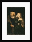The Unequal Couple, ca 1530 by Lucas Cranach the Elder