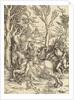 Knight and Lansquenet, c. 1497 by Albrecht Dürer