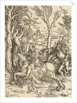 Knight and Lansquenet, c. 1497 by Albrecht Dürer