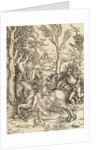 Knight and Lansquenet, c. 1497 by Albrecht Dürer