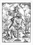 St Johns Vision of Christ and the Seven Candlesticks by Albrecht Dürer