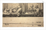 Artist Drawing a Nude with Perspective Device, 1538 by Albrecht Dürer