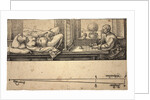 Artist Drawing a Nude with Perspective Device, 1538 by Albrecht Dürer