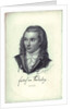 Portrait of the poet Novalis, 1845 by Friedrich Eduard Eichens