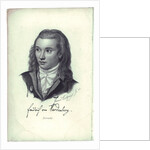 Portrait of the poet Novalis, 1845 by Friedrich Eduard Eichens