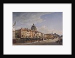 Rear view of the Houses at Schloßfreiheit, 1855 by Johann Philipp Eduard Gaertner