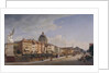 Rear view of the Houses at Schloßfreiheit, 1855 by Johann Philipp Eduard Gaertner