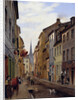 The Parochialstraße, 1831 by Johann Philipp Eduard Gaertner