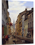 The Parochialstraße, 1831 by Johann Philipp Eduard Gaertner