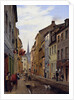 The Parochialstraße, 1831 by Johann Philipp Eduard Gaertner
