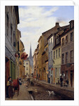 The Parochialstraße, 1831 by Johann Philipp Eduard Gaertner