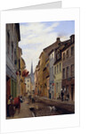 The Parochialstraße, 1831 by Johann Philipp Eduard Gaertner